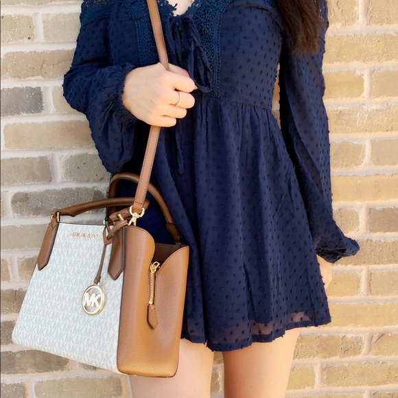 Michael Kors satchel Vanilla MK - Picture 5 of 7